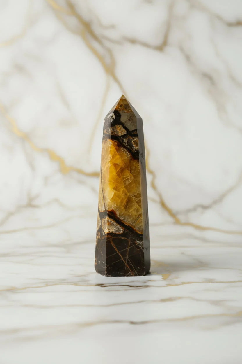Septarian Obelisk – Erdung, Schutz & energetische Stabilität