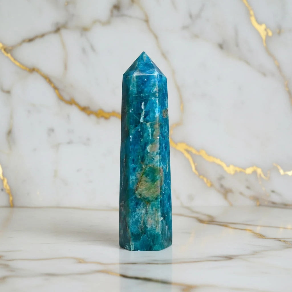 Apatit Obelisk – Klarheit, Fokus & zielgerichtete Energie