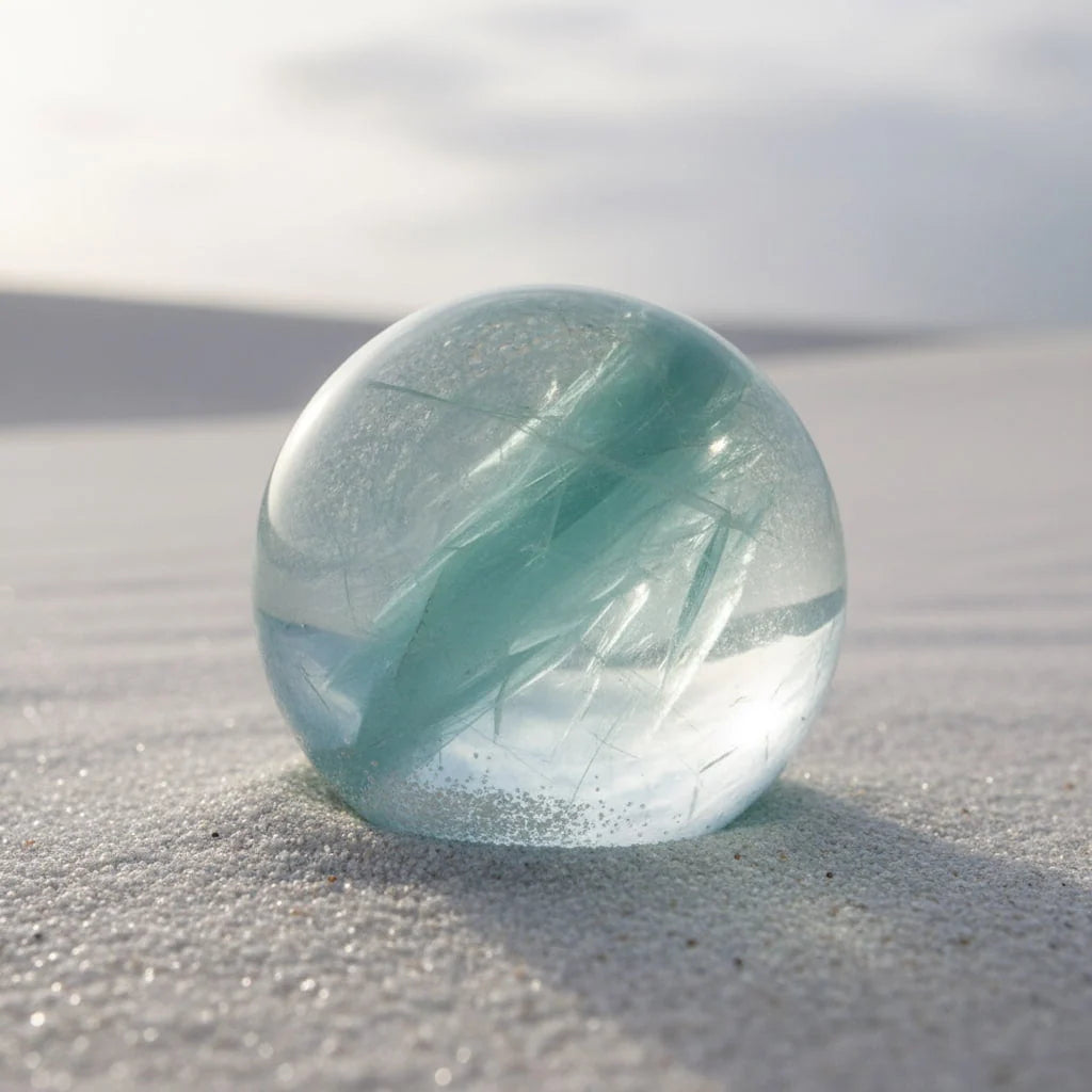 Aquamarin Kugel – Ruhe, Klarheit & energetische Harmonie