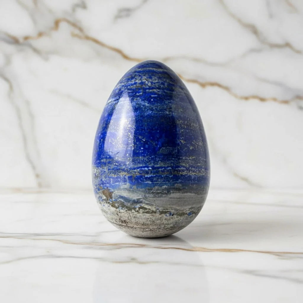 Lapislazuli Ei – Weisheit, Klarheit & spirituelle Energie