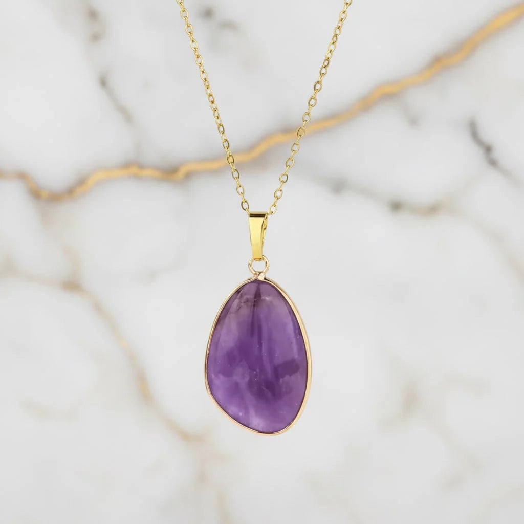 Amethyst Halskette – Kristallenergie, Mindset & Selfcare Schmuck