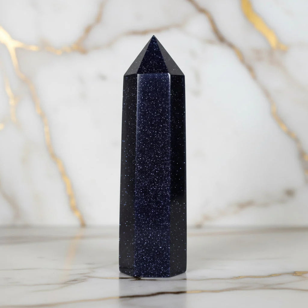 Blaufluss Obelisk – Energie, Schutz & spirituelle Klarheit