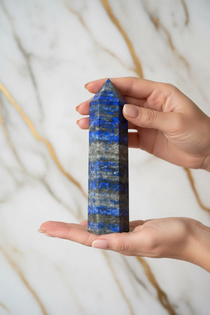 Lapislazuli Obelisk – Schutz, Weisheit & spirituelle Energie