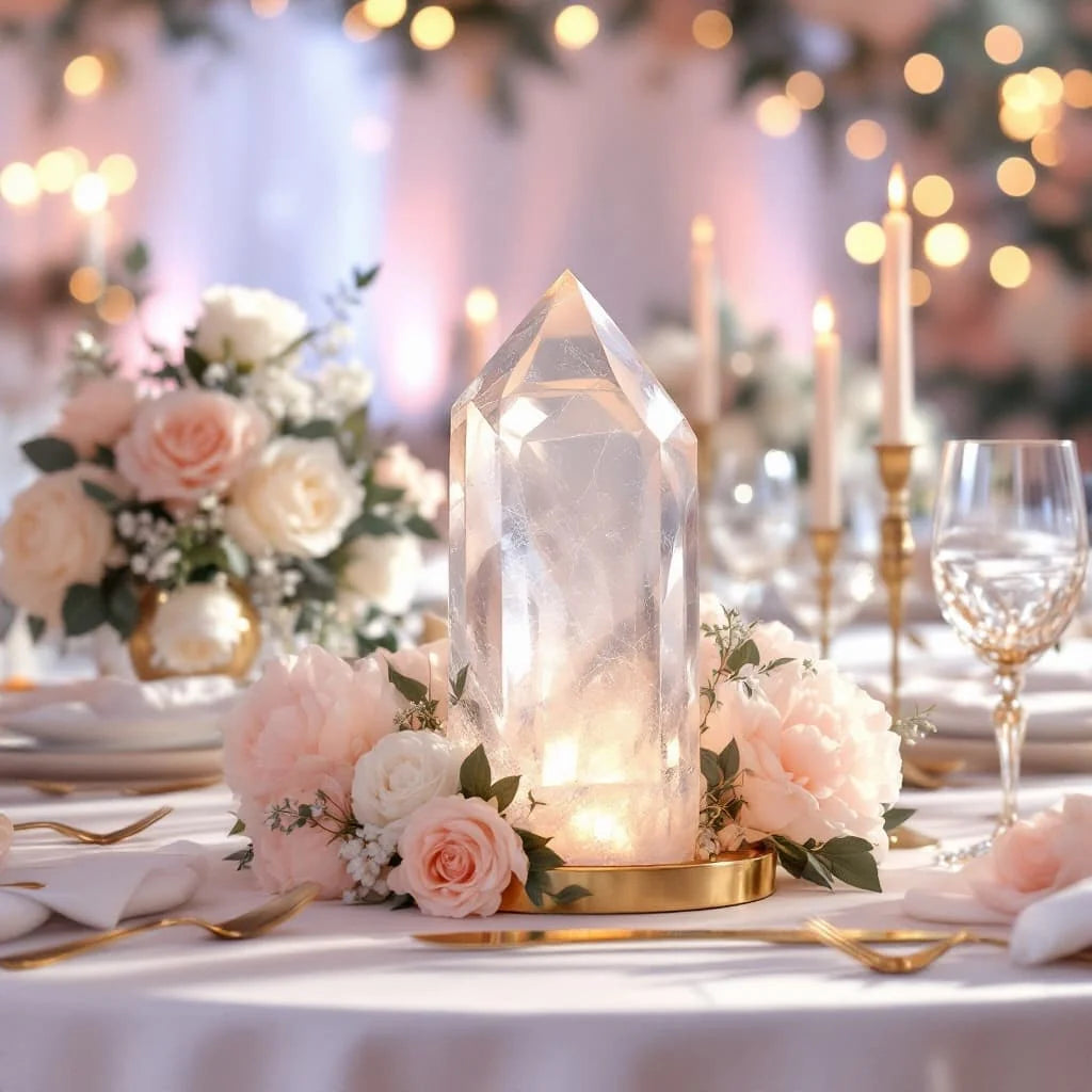 Kristalle als Hochzeitsgeschenk: Symbolische Steine für Liebe