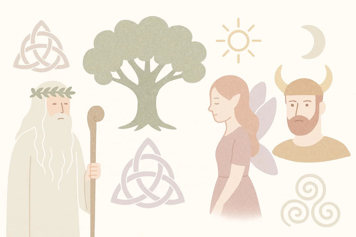 Keltische Mythologie: Götter, Druiden & Weisheit für den Alltag