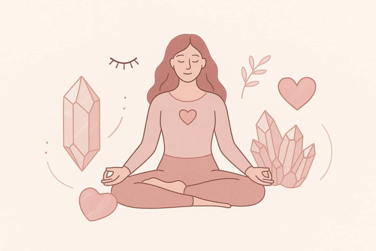 Meditation bei Liebeskummer – Mit Kristallen Herz & Ruhe stärken