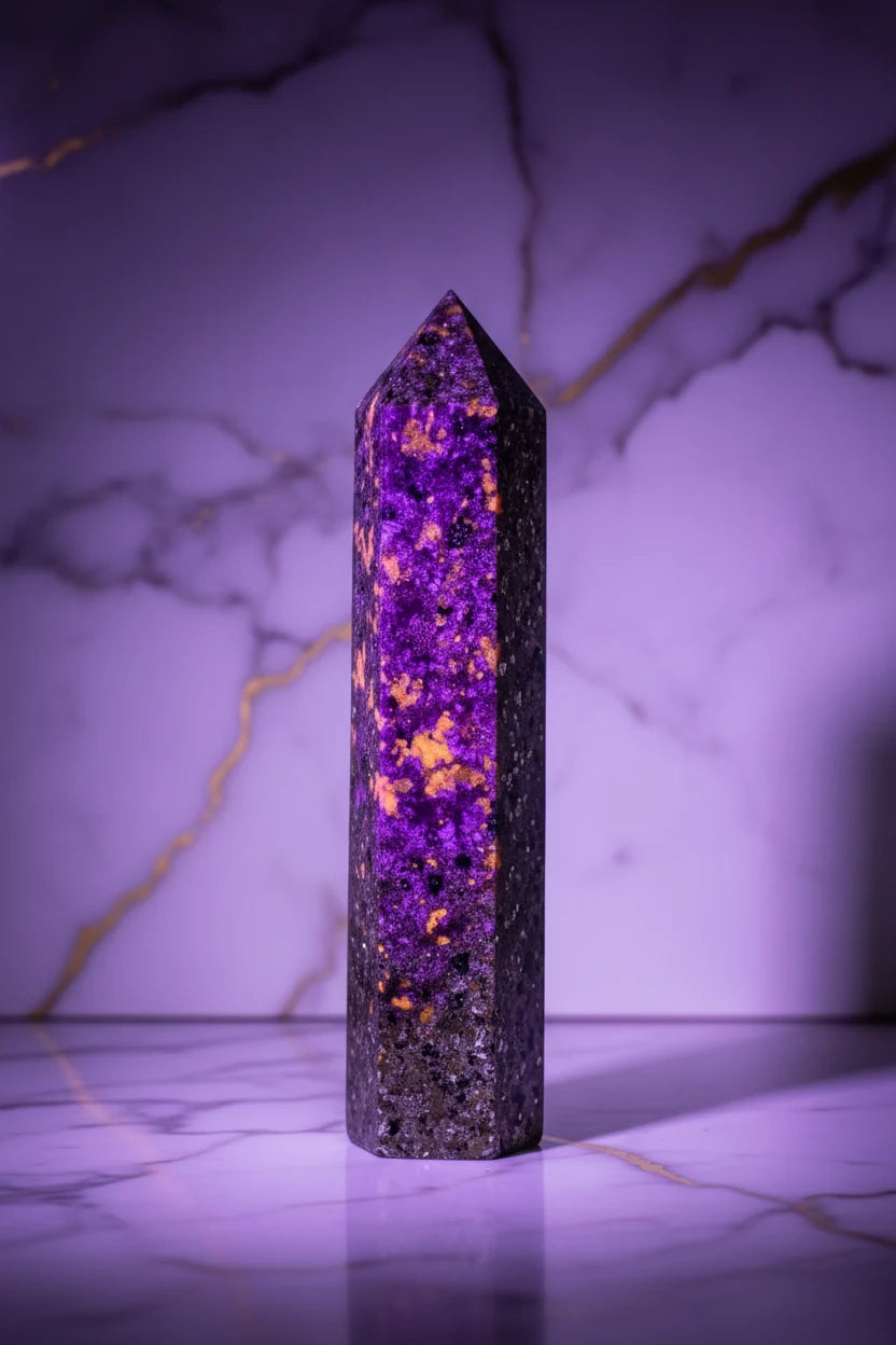 Yooperlite UV-reaktiv – Leuchtende Energie & spirituelle Kraft