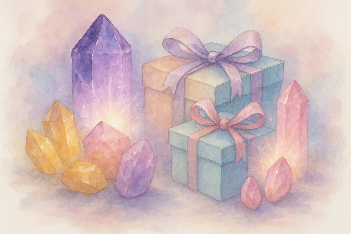 Energetische Geschenke mit Kristallen – Bedeutung, Intention & Achtsamkeit