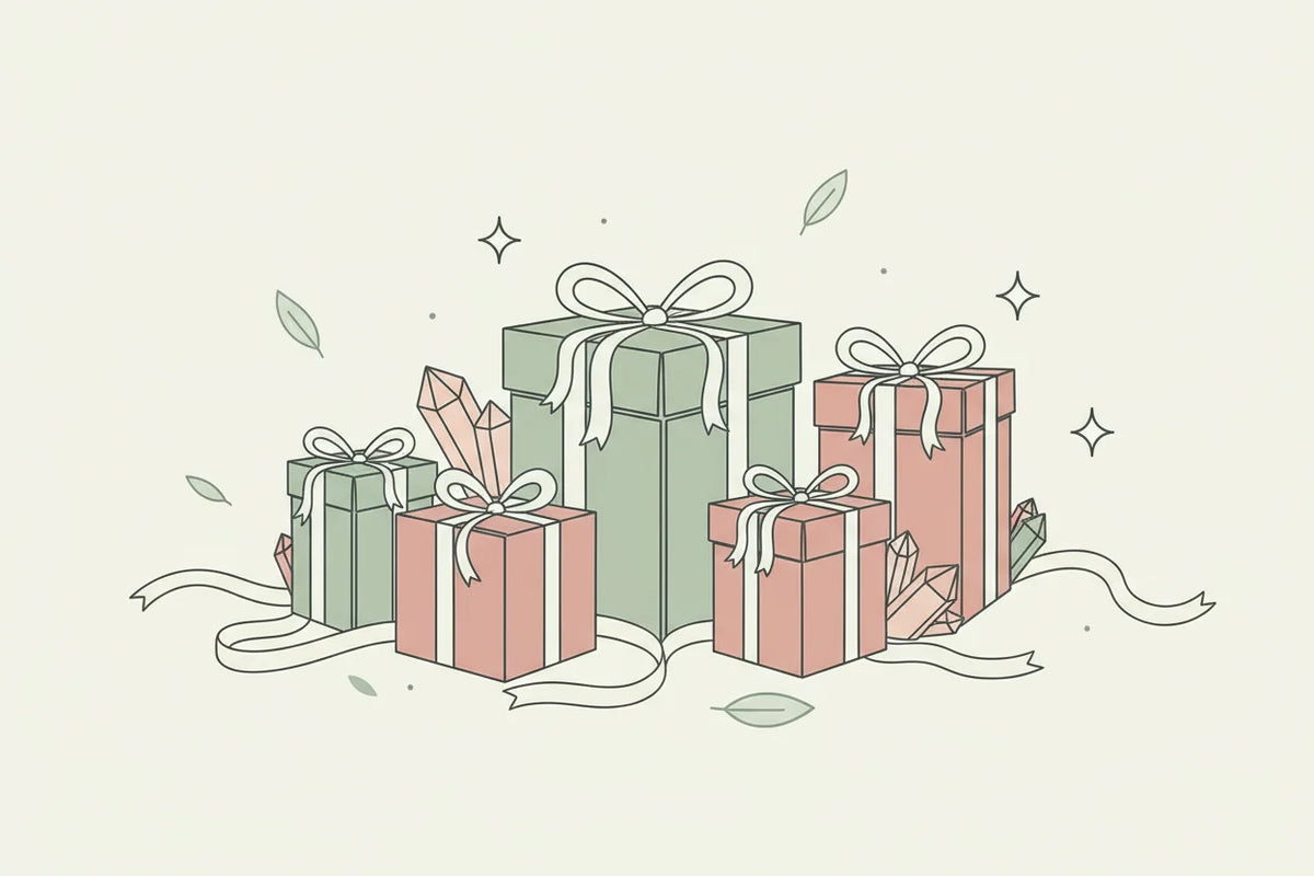Geschenke mit Bedeutung: Kristalle, Schmuck & Rituale für Herz & Seele