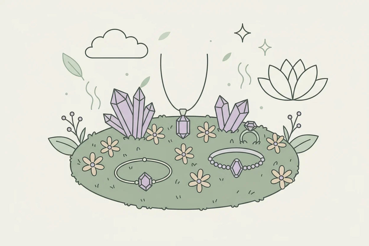 Kristalle nach Farben: Energie, Mindset & innere Balance mit Schmuck