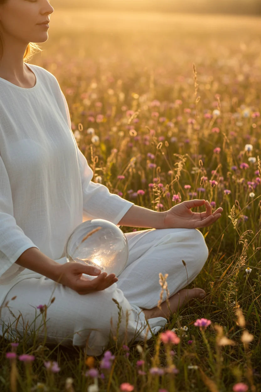 Die besten Kristalle für Meditation und Entspannung