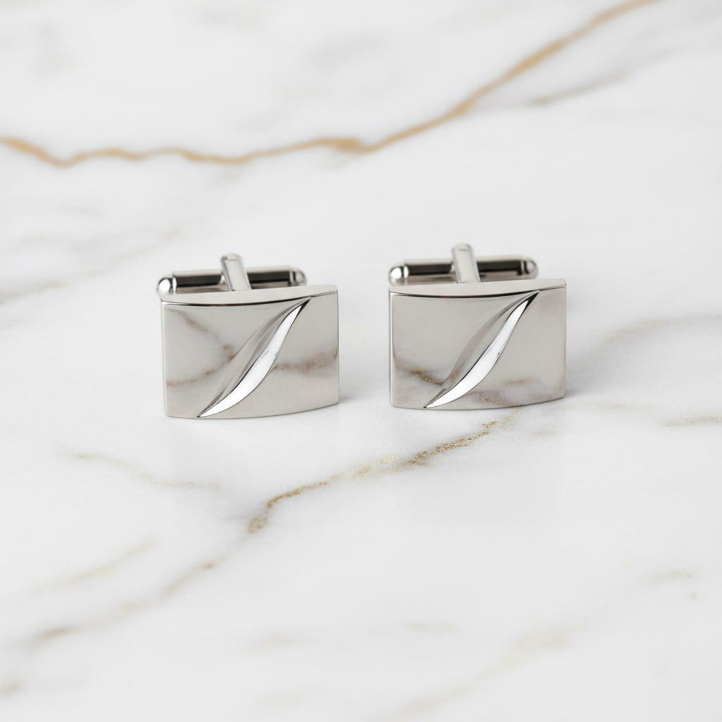 Silberne Manschettenknöpfe – Eleganz & Raffinesse