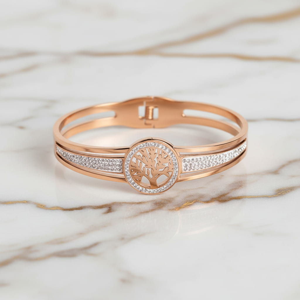 Roségoldene Armbänder – Eleganz & Wärme