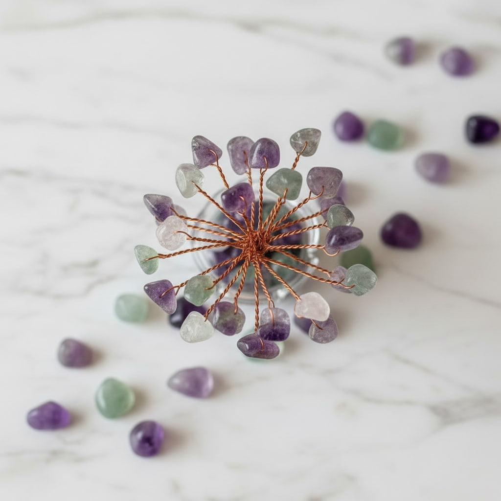 Mini Fluorit Baum - Bunte Kleinigkeit CrystalScents