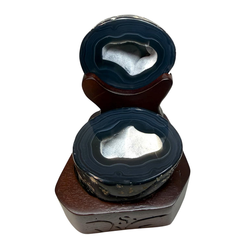 Achat Truhe - Schwarze Schönheit CrystalScents