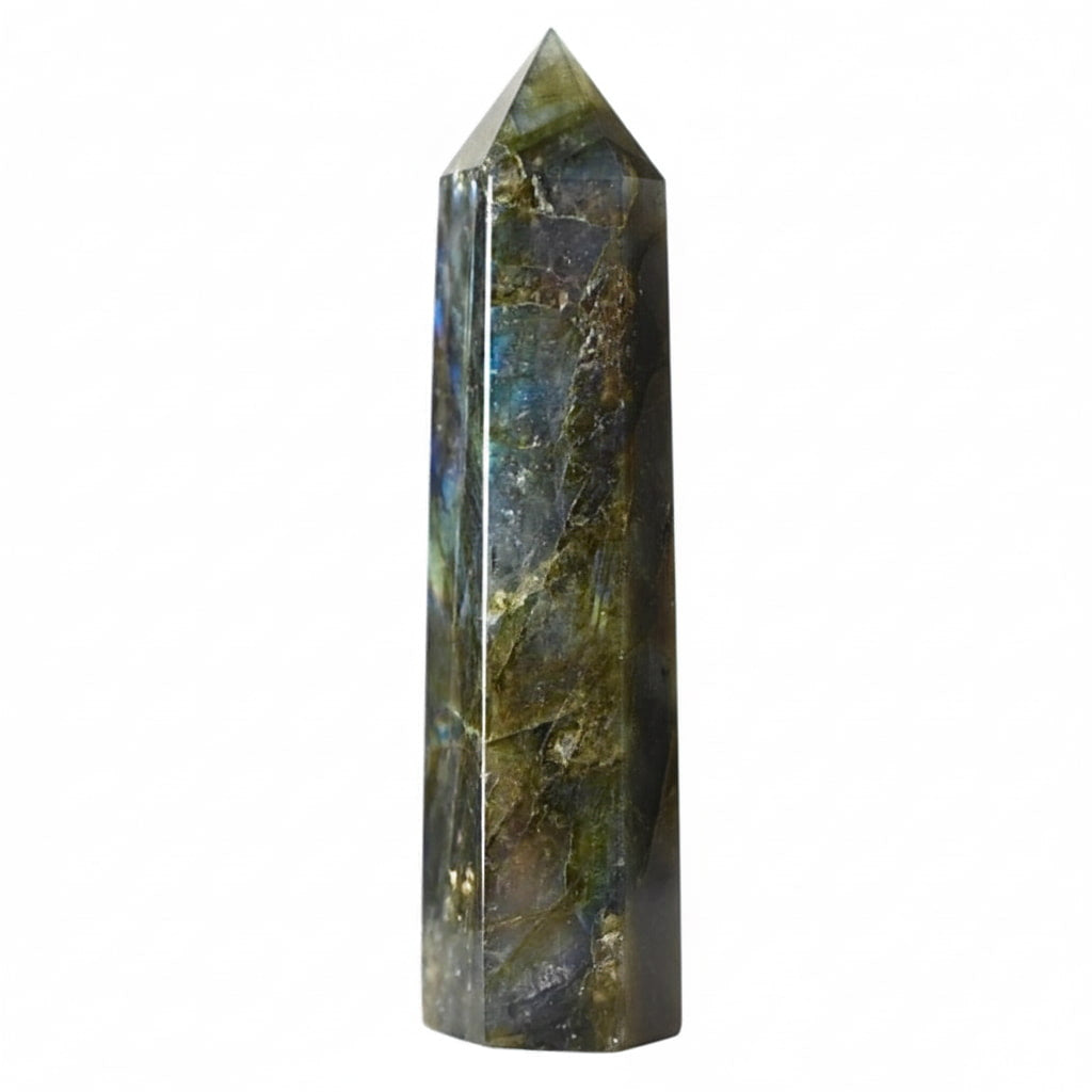 Labradorit Obelisk – Inspiration & Ruhe CrystalScents