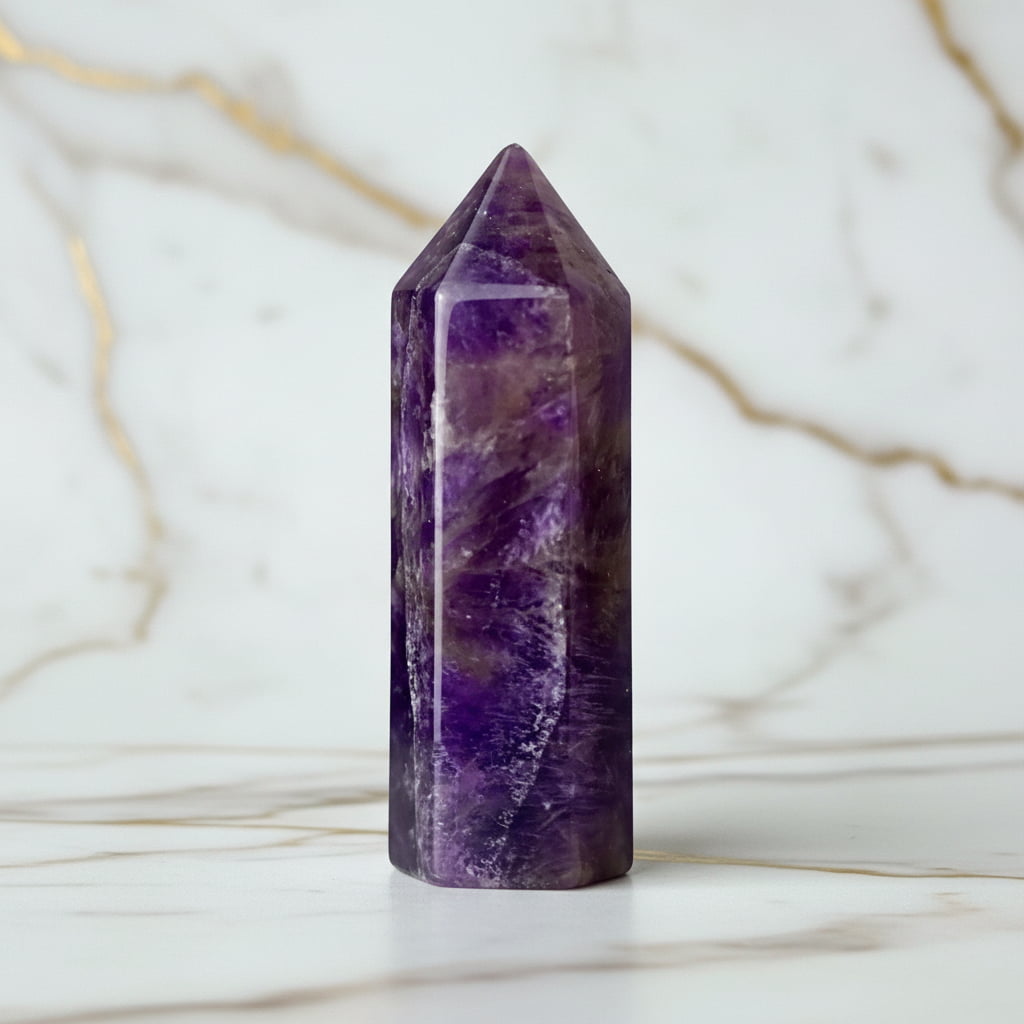 Mini Amethyst Obelisk - Gebündelte Kraft CrystalScents
