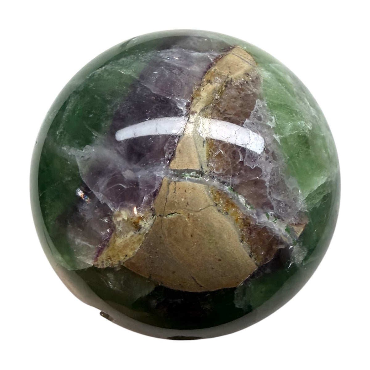 Fluorit Kugel – Farbe & Lebendigkeit CrystalScents