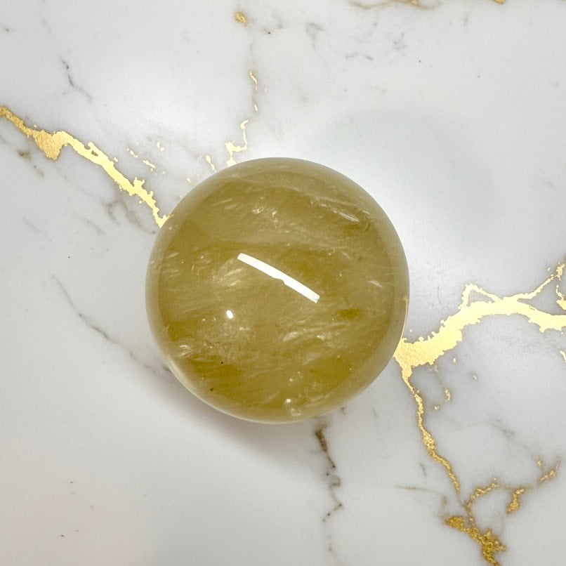 Citrin Kugel - Wärme & Energie CrystalScents