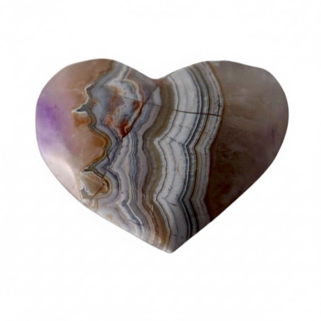 Amethyst Achat Herz – Zarter Glücksbringer CrystalScents