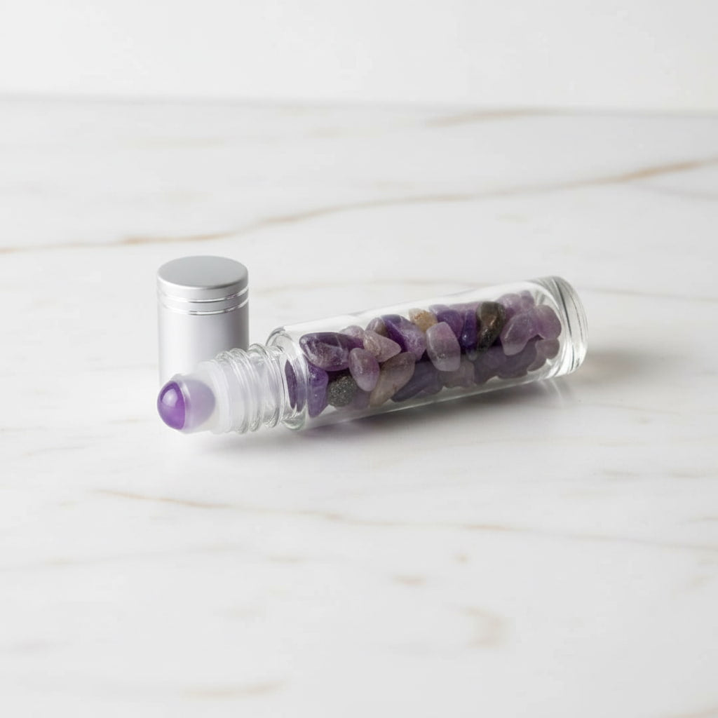 Amethyst Ölroller – Kristall für Achtsamkeit & Wohlbefinden CrystalScents