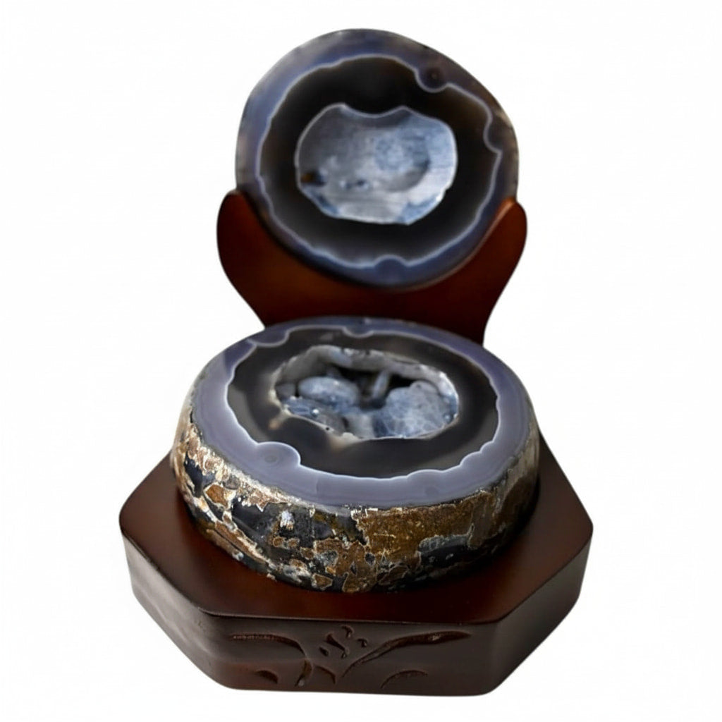 Achat Truhe auf dekorativer Basis CrystalScents