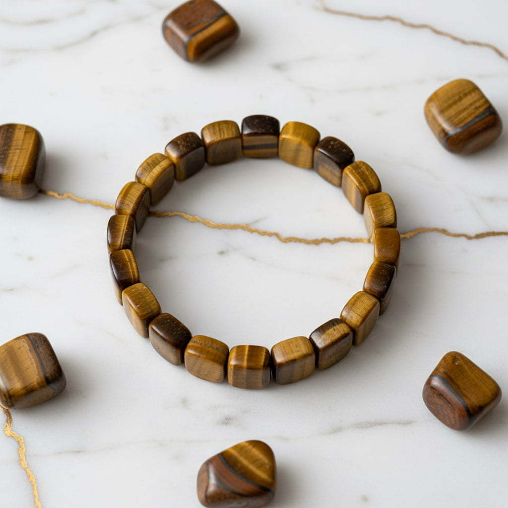 Tigerauge Armband - Mut & Kraft CrystalScents