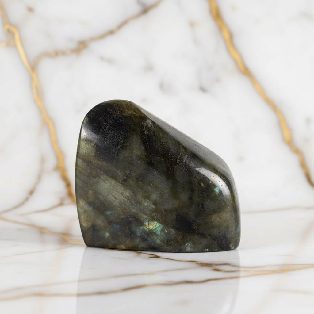 Labradorit Freiform – Farbenfrohe Muster CrystalScents