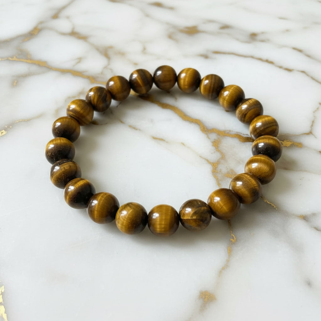 Tigerauge Kugelarmband – für Mut und Ausdauer CrystalScents