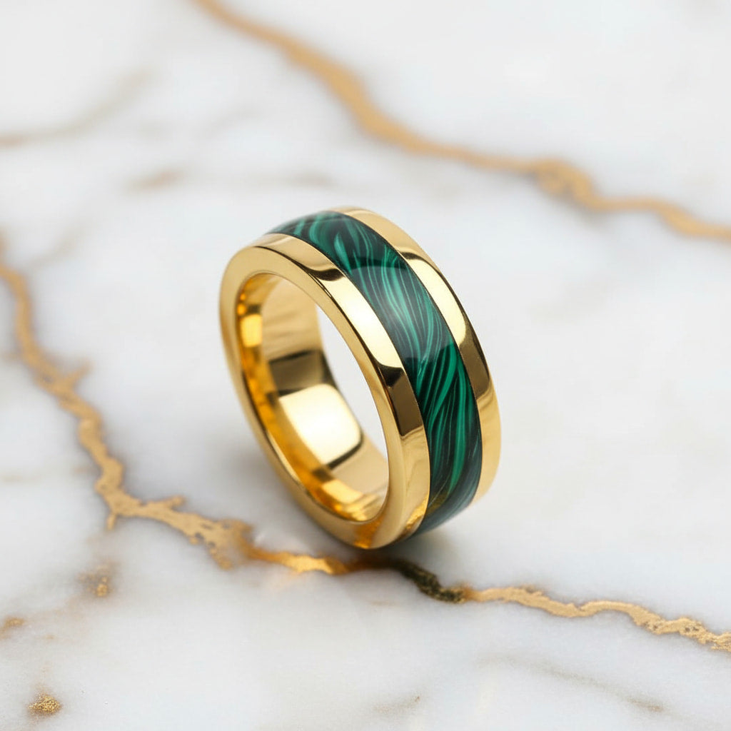 Ring mit Grün-Design – für ausdrucksstarke Akzente CrystalScents