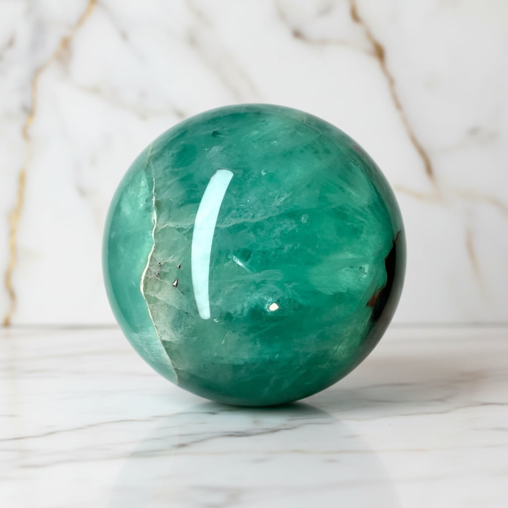 Fluorit Kugel – Leuchten & Strahlen CrystalScents
