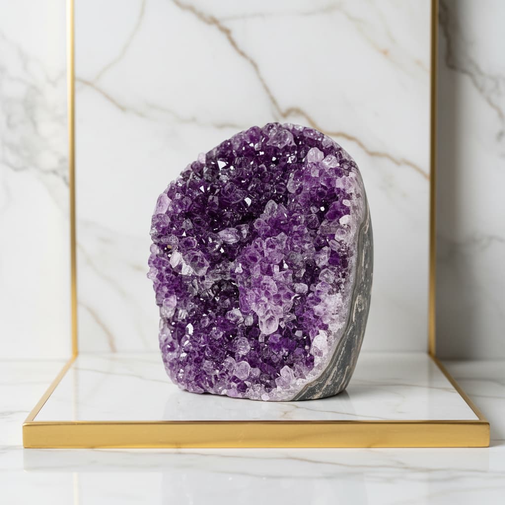 Amethystdruse – Energiequelle für dein Zuhause CrystalScents