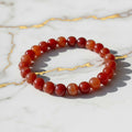 Karneol Kugelarmband – Lebensfreude & innere Stärke CrystalScents
