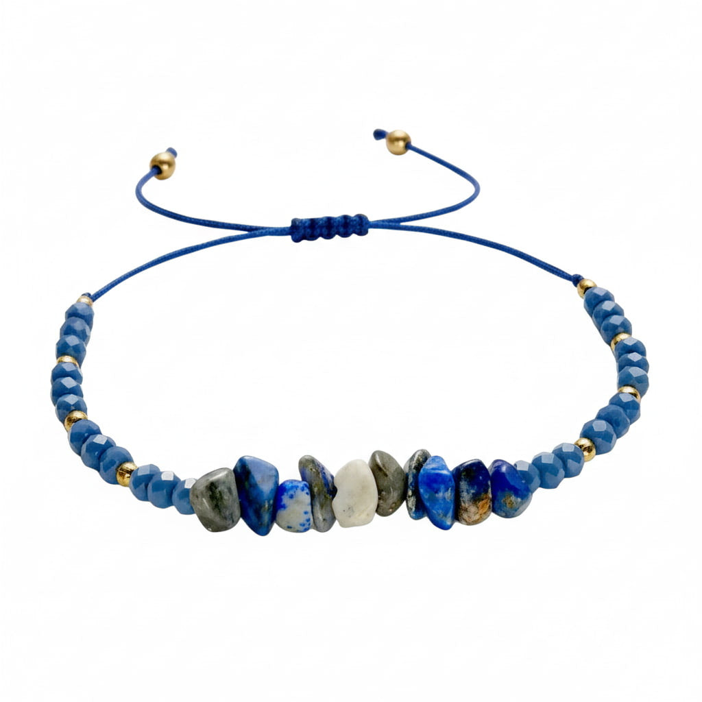 Lapislazuli Schutzarmband - Fokus & Intuition CrystalScents