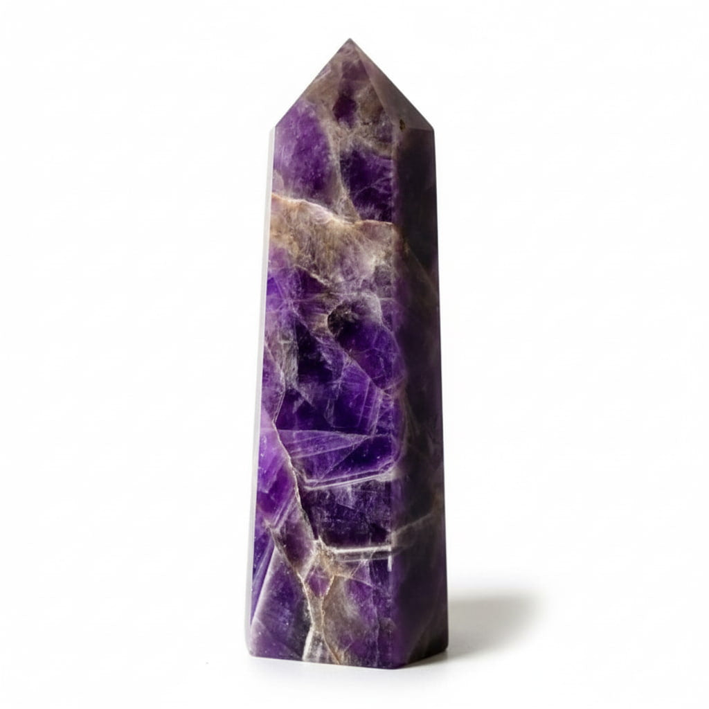 Amethyst Obelisk – Eleganz, Fokus & Harmonie CrystalScents
