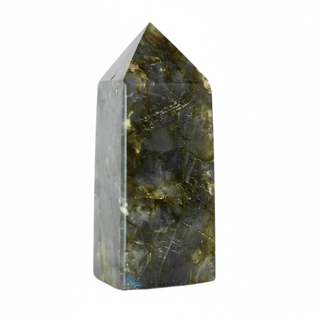 Labradorit Obelisk – Intuition & innere Klarheit CrystalScents