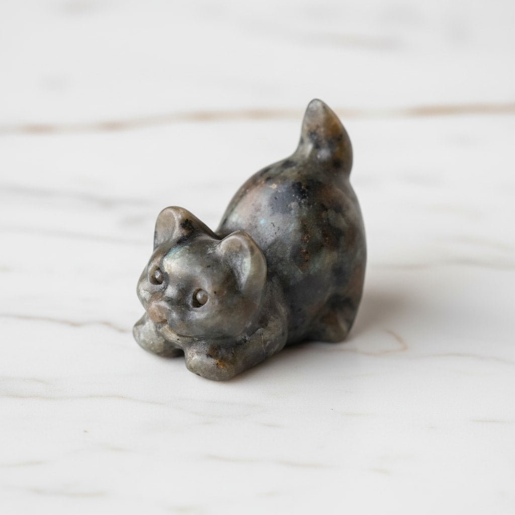Labradorit Katze – Schillernde Farbreflexe CrystalScents