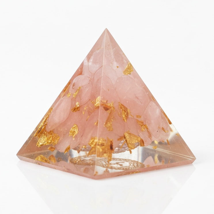 Rosenquarz Pyramide – Harmonie & Freude CrystalScents