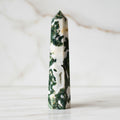 Moosachat Obelisk - Grüne Kraft CrystalScents