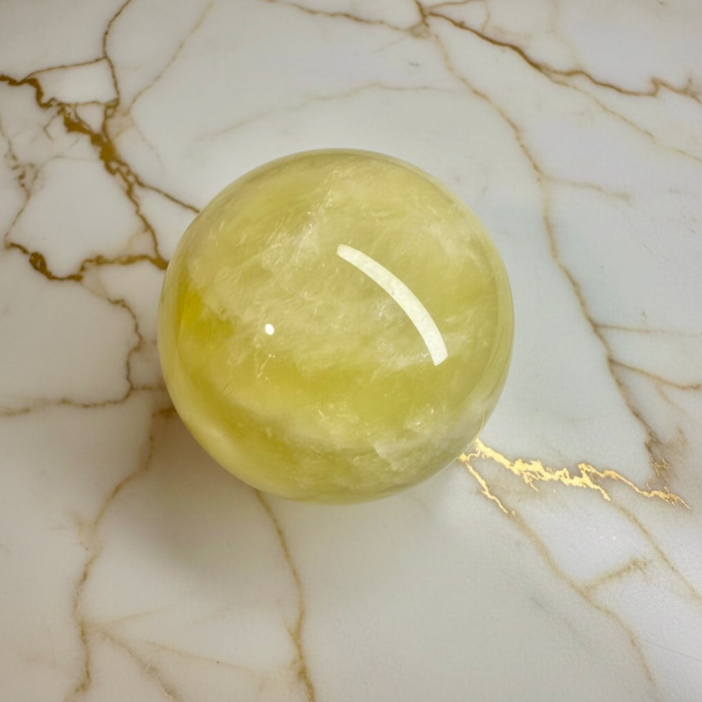 Citrin Kugel - Freude & Erfolg CrystalScents