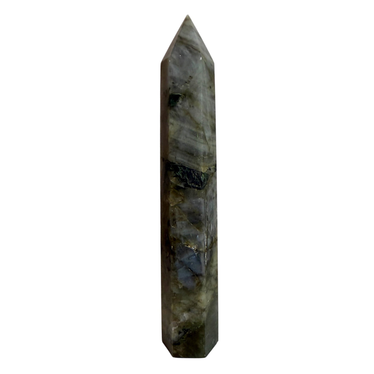 Labradorit Obelisk – Mut & Stärke CrystalScents