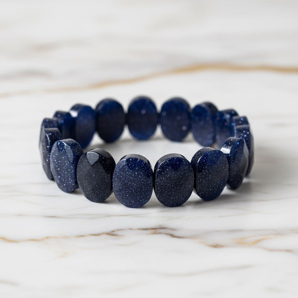 Blaufluss Armband – Facettiertes Funkeln CrystalScents