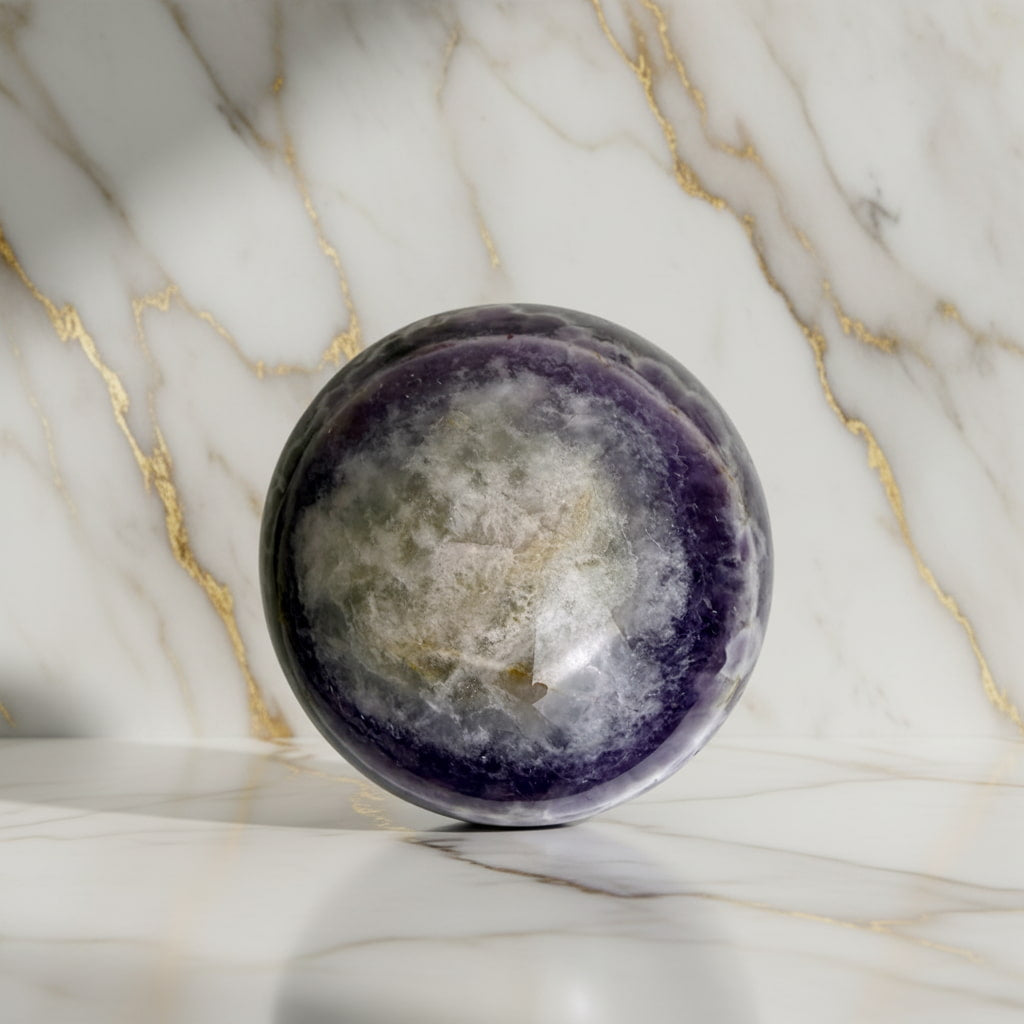 Amethyst Kugel – Ruhe & Energie CrystalScents