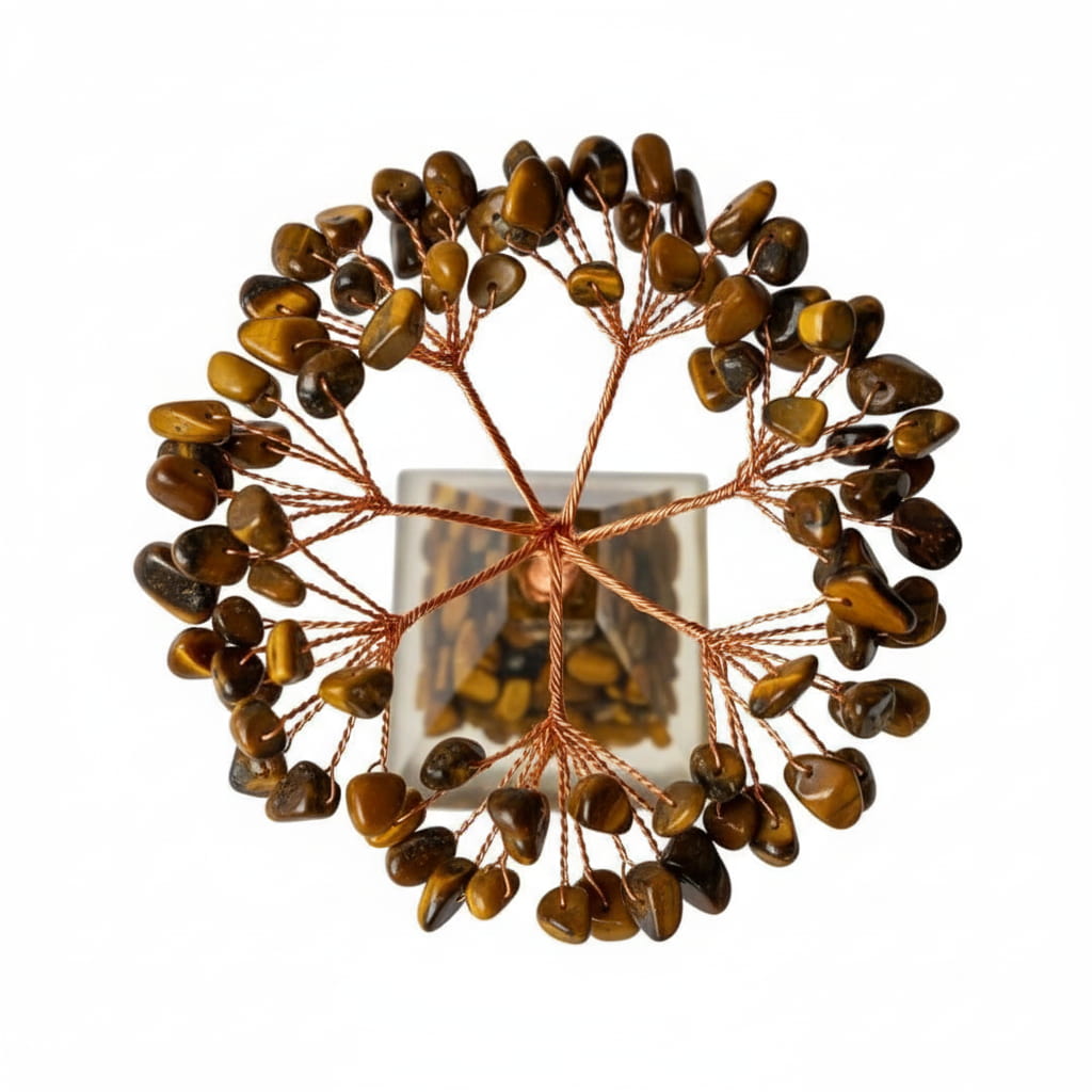 Tigerauge Baum - Kristallpyramide CrystalScents