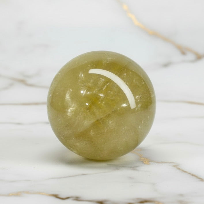 Citrin Kugel - Wärme & Sonne CrystalScents