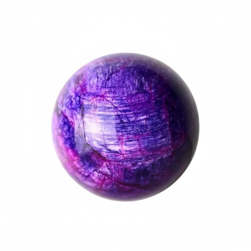Lila Mondstein Kugel – Mystisches Kristalljuwel CrystalScents