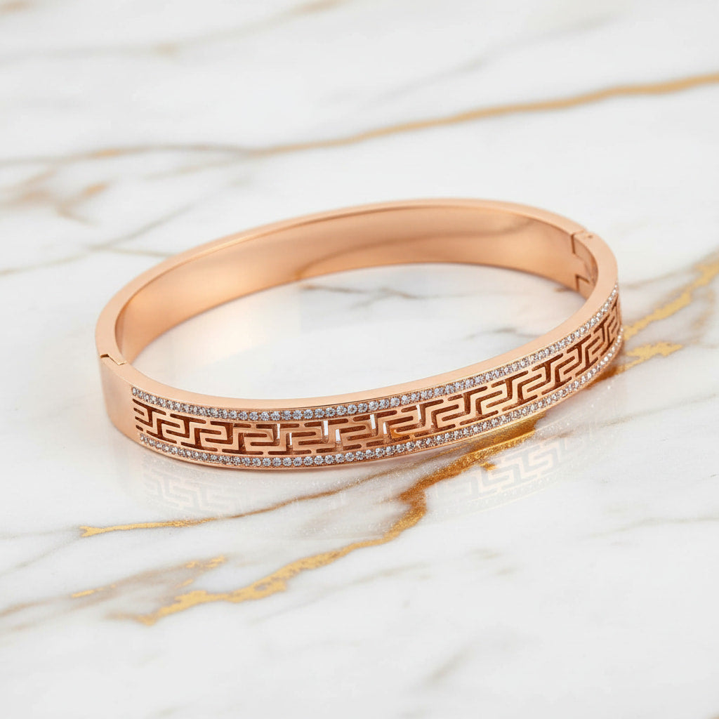 Armband mit Glanzdetails in Roségold CrystalScents