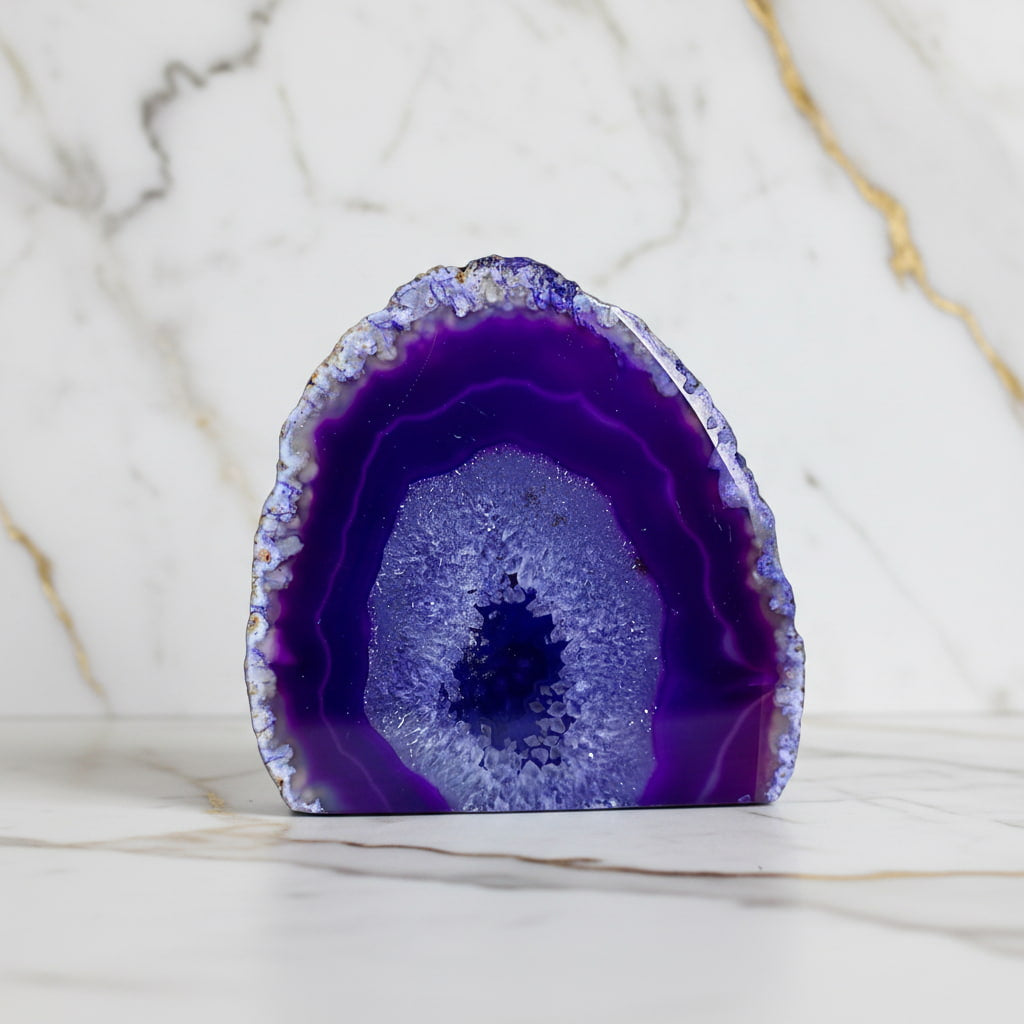 Lila Achat Kristallhighlight - Farbe & Freiheit CrystalScents