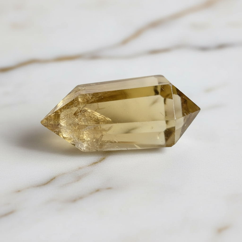 Citrin Doppelender – Strahlendes Naturjuwel CrystalScents