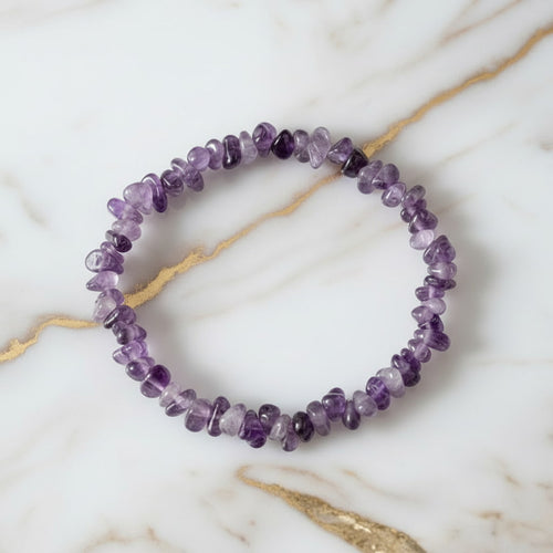 Amethyst Splitterarmband - Harmonie, Balance & Energie CrystalScents